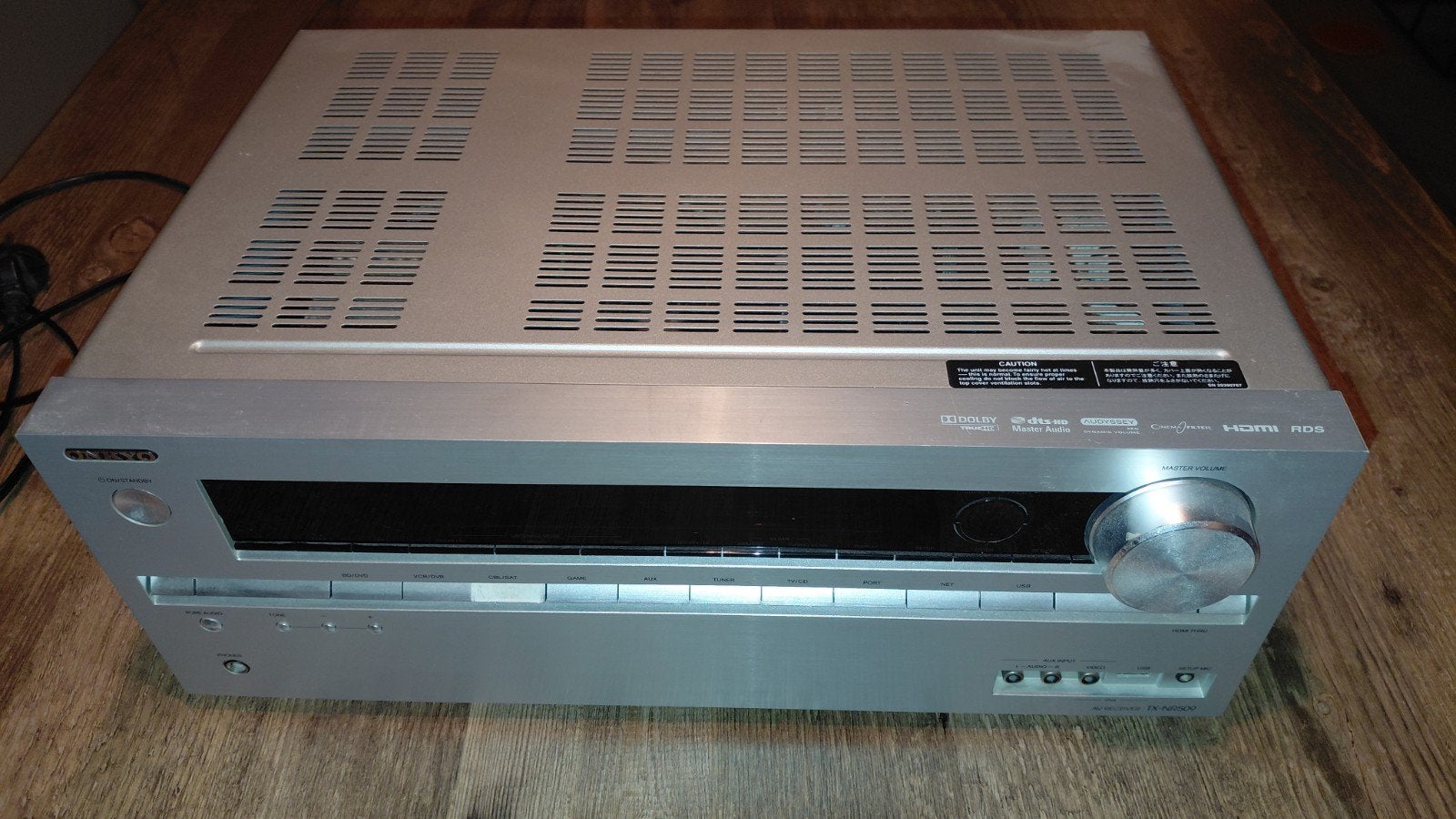 Onkyo TX-NR509 Receiver met Bose Acoustimass 3 Serie IV, Ophalen, Gebruikt, 120 watt of meer, Onkyo