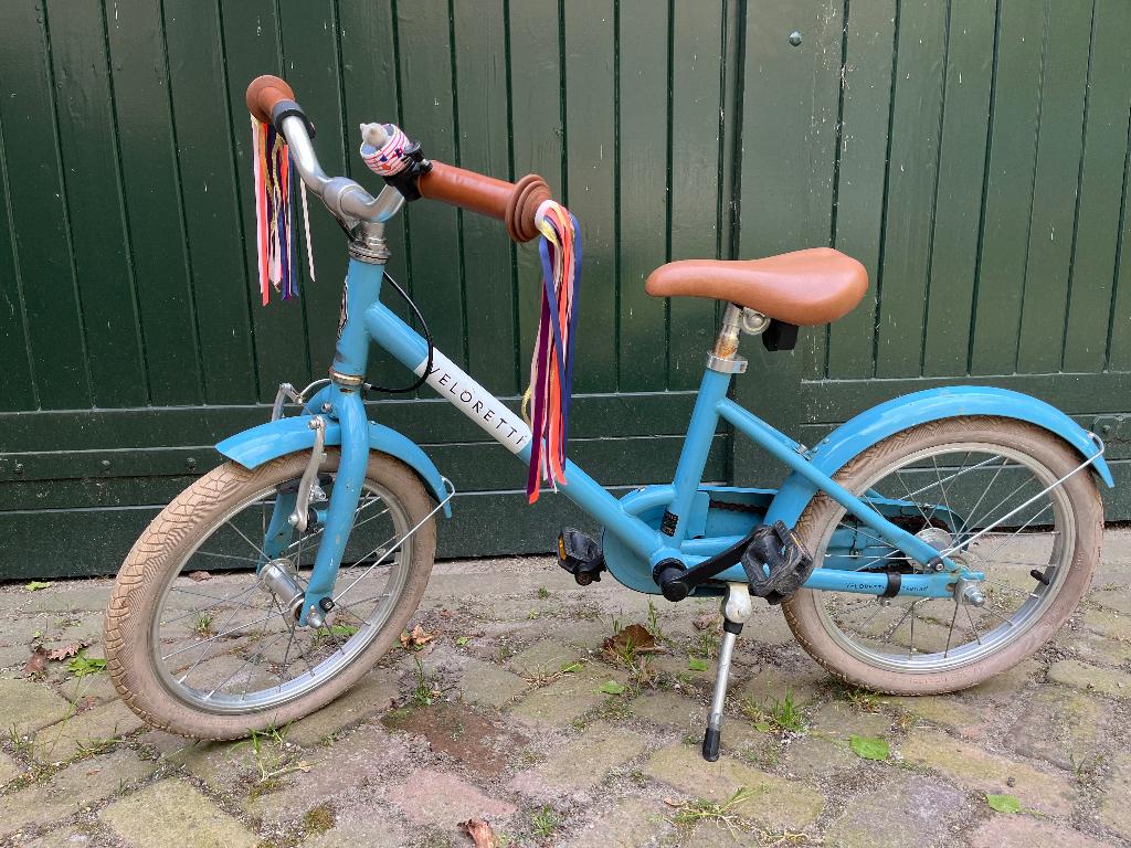 Veloretti Maxi kinderfiets 16 inch, Ophalen, Terugtraprem, Veloretti, 16 tot 20 inch