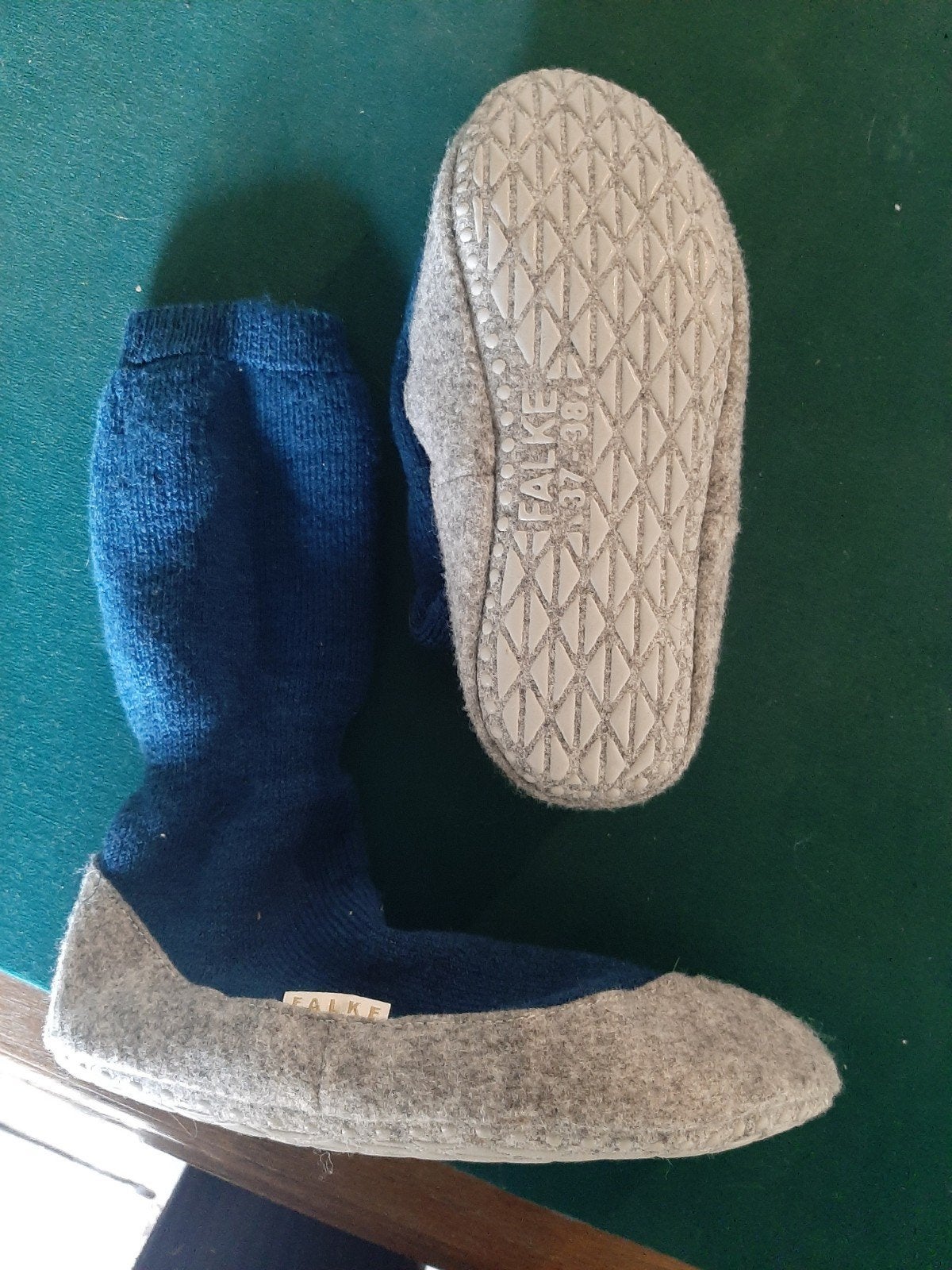 Falke pantoffels/sloffen - Maat 37/38, Ophalen, Blauw, Nieuw, Falke