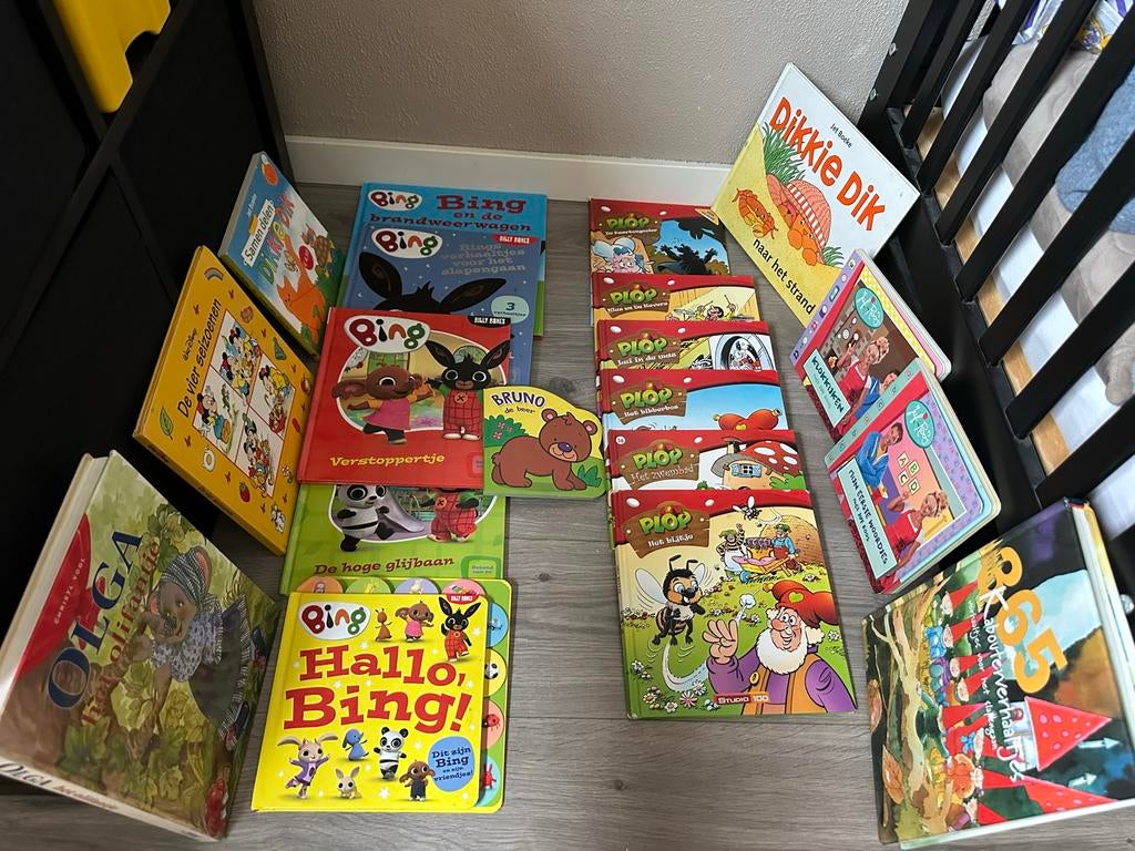 Grote collectie kinderboeken: Bing, Plop, Dikkie Dik en meer, Ophalen of Verzenden, Gelezen, Fictie algemeen