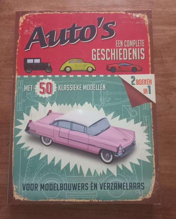 Auto's: 50 Klassieke modellen. 2 in boek 1 voor modelbouwers, Ophalen of Verzenden, Zo goed als nieuw, Overige onderwerpen