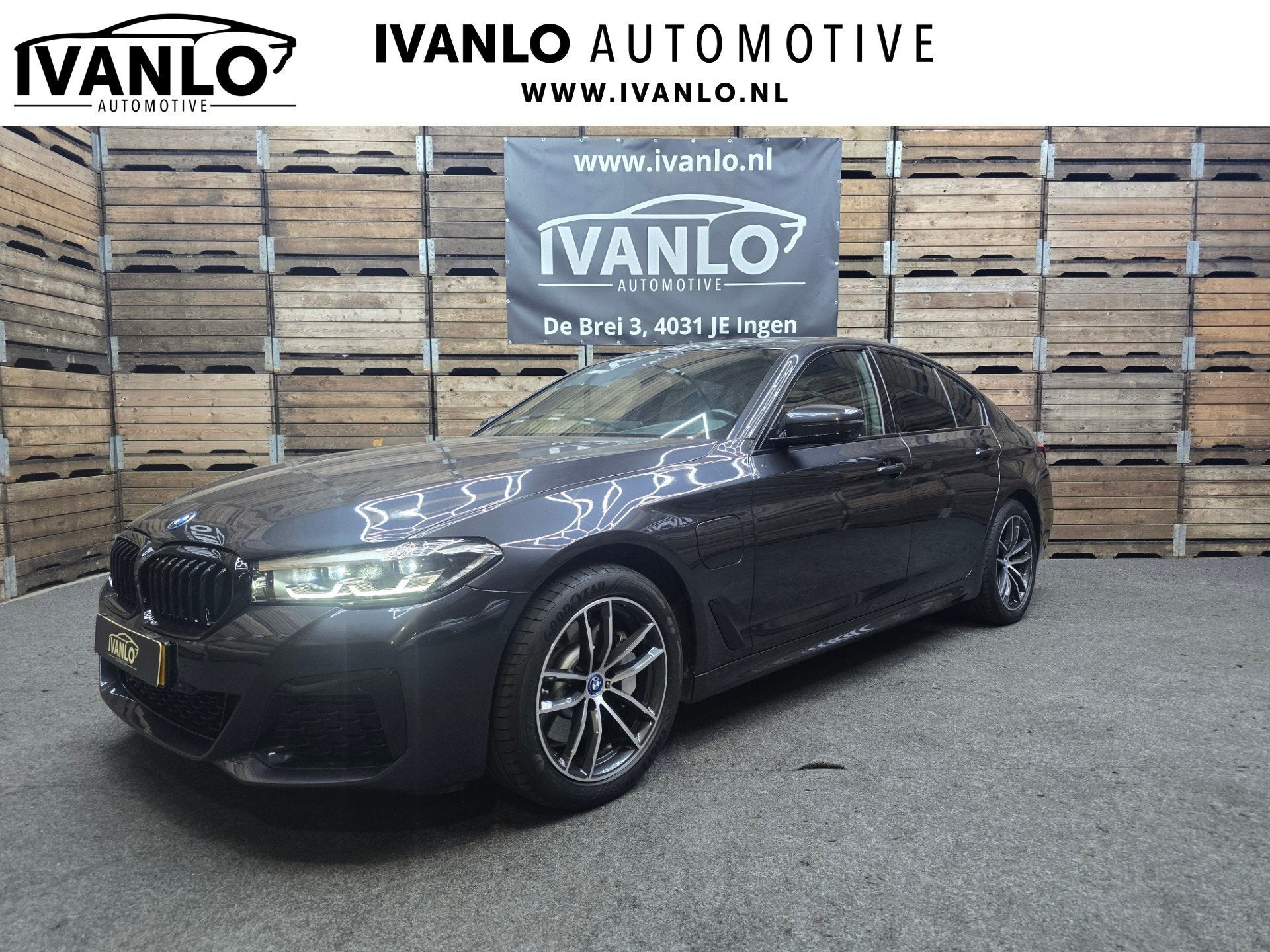 BMW 5-serie 530e Business Edition M-Sport Plus HUD Navi LED, Auto's, Achterwielaandrijving, Gebruikt, 4 cilinders, Bedrijf