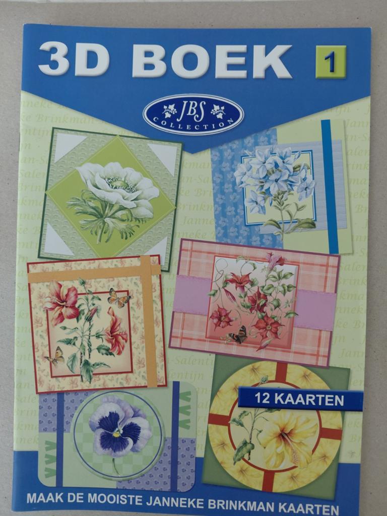 Diverse 3D- en borduurboeken voor kaarten maken, Ophalen of Verzenden, Gebruikt, Overige thema's, Knipvel