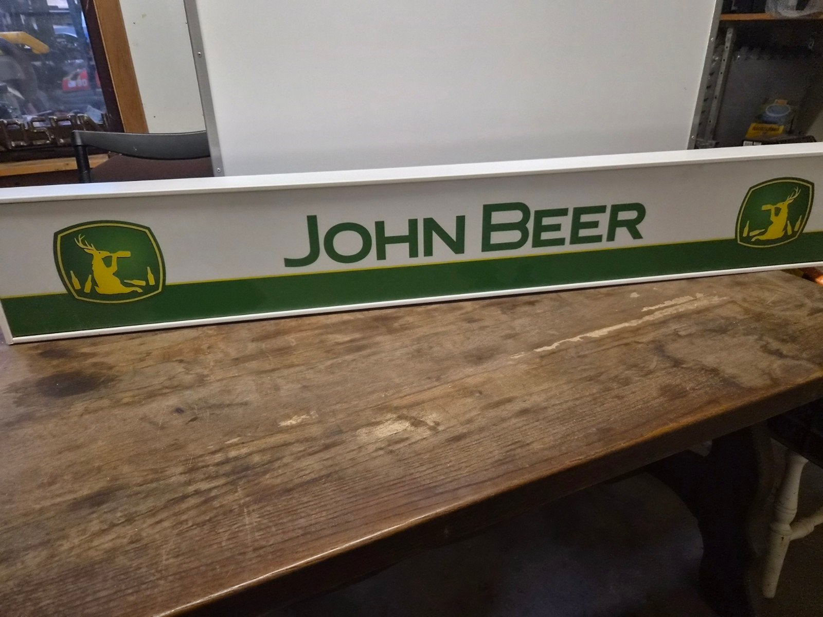 John Beer LED Lichtbak - 155x23x9cm, Ophalen, Gebruikt