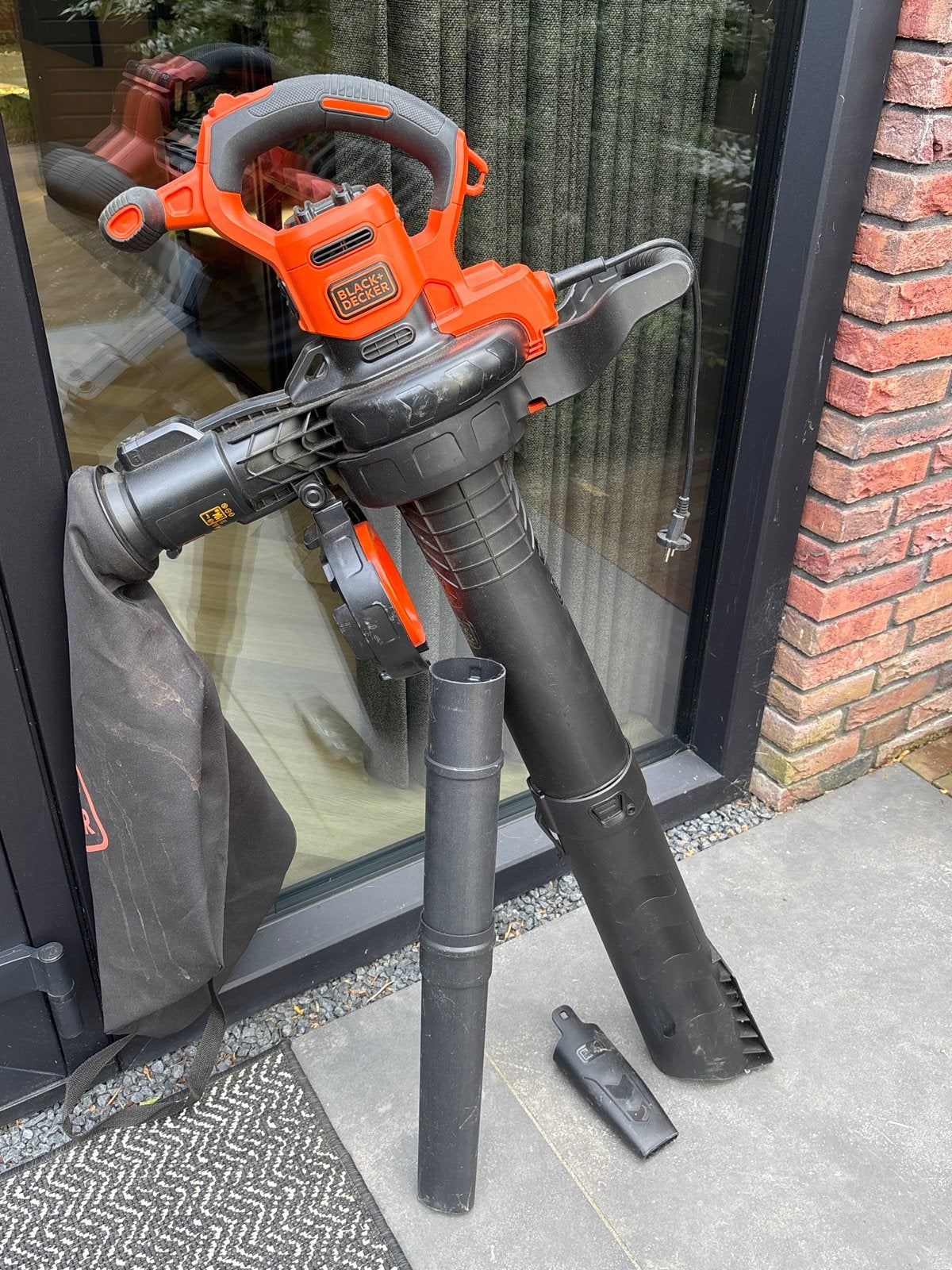 Black & Decker Bladblazer/Zuiger - Krachtig en Efficiënt, Ophalen, Gebruikt, Handgedragen, Met opvangzak