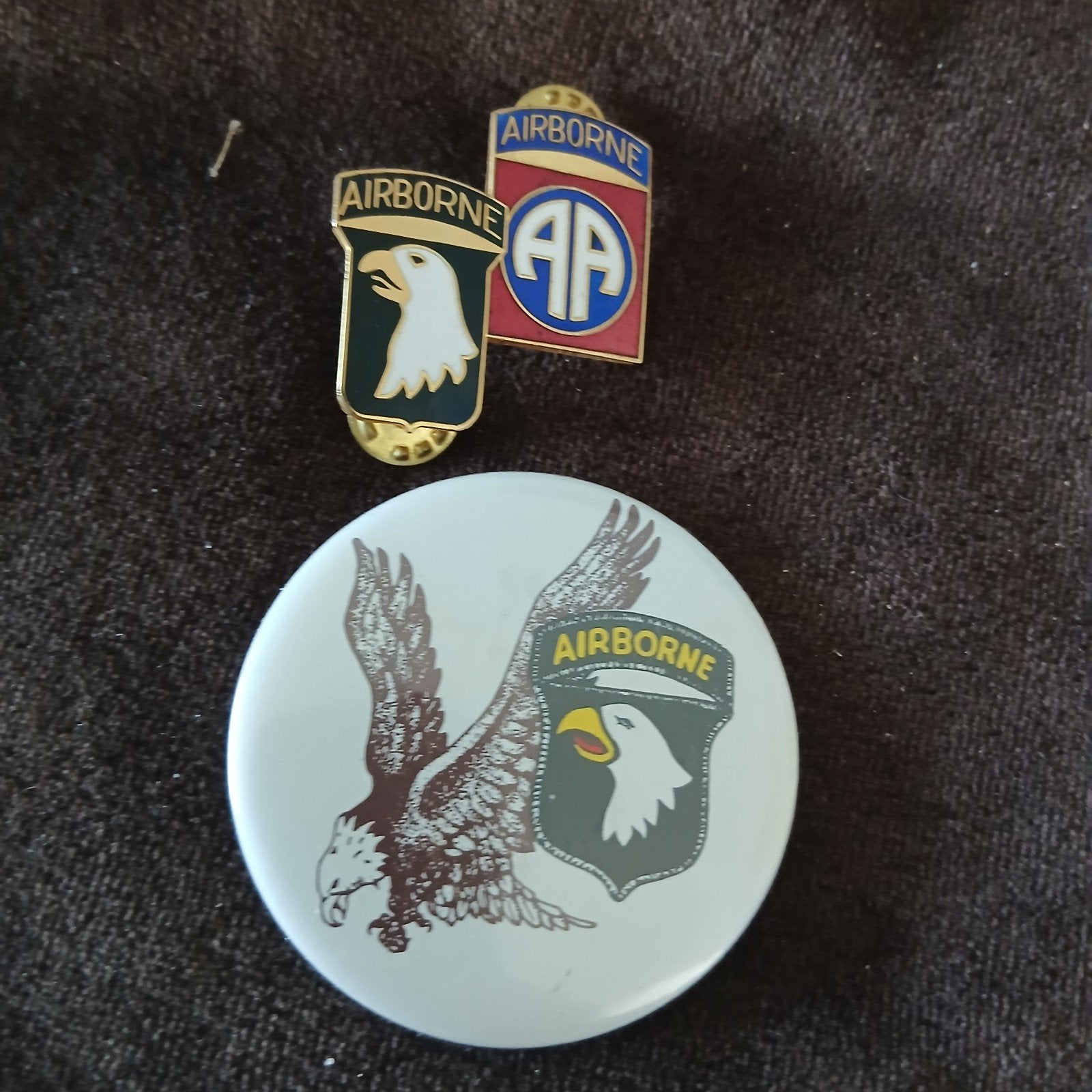 Amerikaanse 82e Luchtlandingsdivisie)en 101st Airborne Divis, Ophalen, Landmacht, Amerika, Embleem of Badge