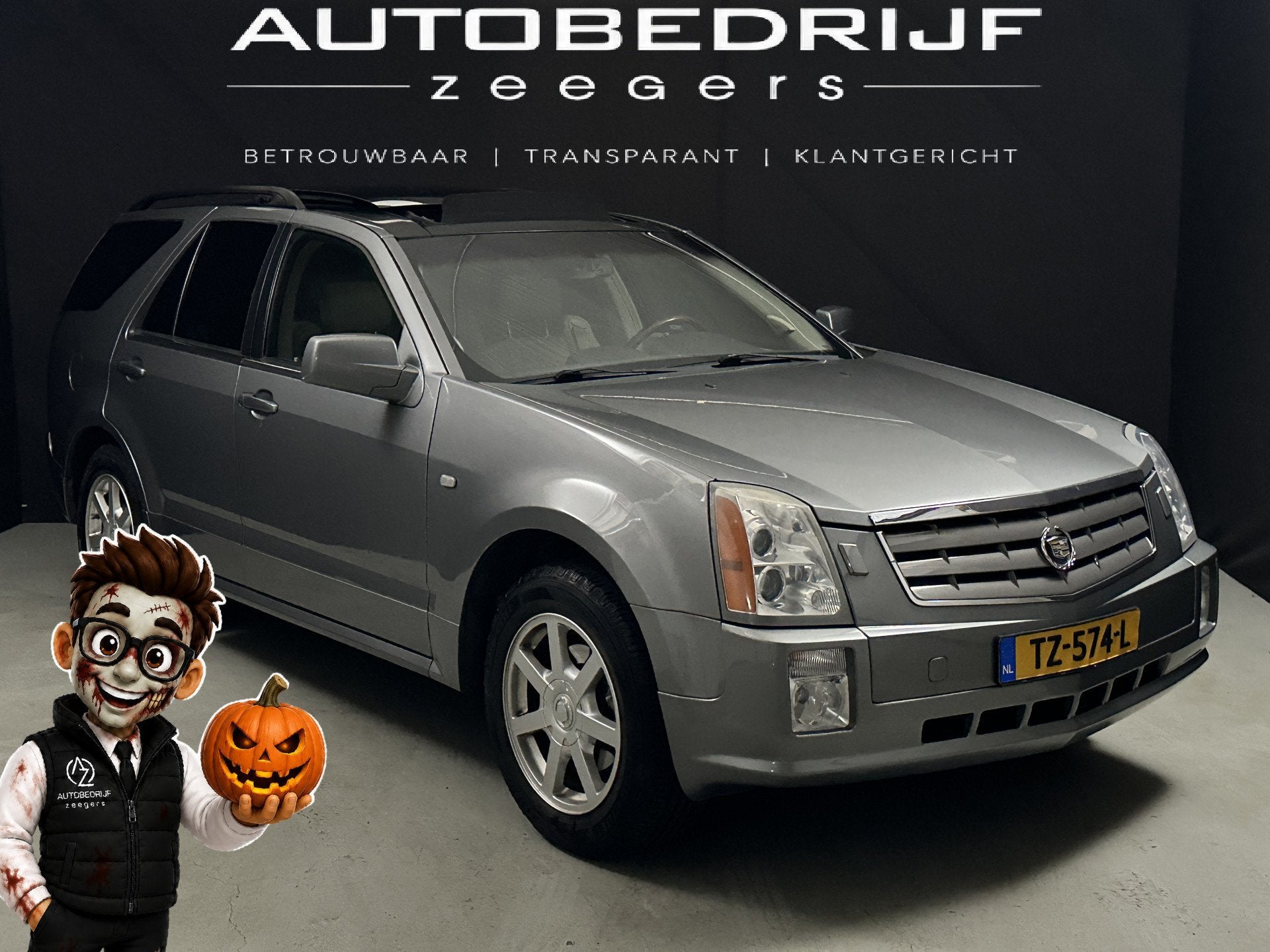 Cadillac SRX 4.6 Sport Luxury V8 LPG *Pano*full Leather*Auto, Auto's, Automaat, 4565 cc, 8 cilinders, 2178 kg