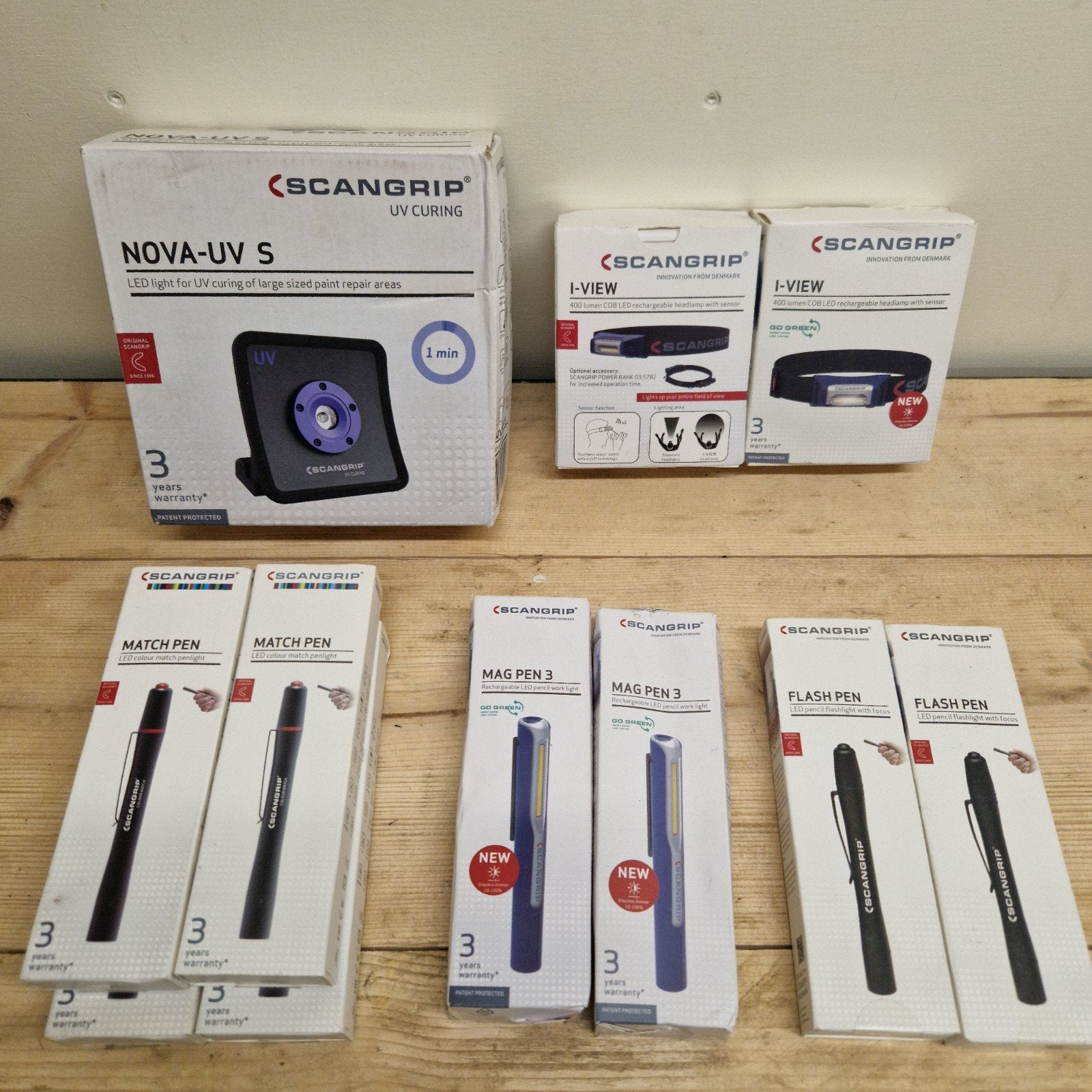 ⚡️ Nieuwe Scangrip inspectielamp / hoofdlamp / schijnwerper, Ophalen of Verzenden, Nieuw, Accu
