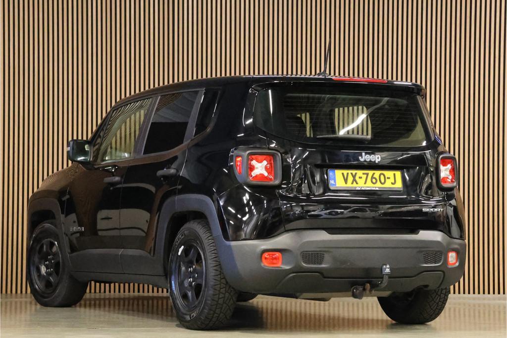 Jeep Renegade 1.6 E-torq Sport | Grijs kenteken | Airco | Bl, Stof, Gebruikt, 4 cilinders, Zwart