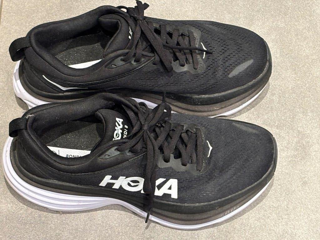 Hoka Bondi hardloopschoenen/ sneakers maat 40 zwart, Sport en Fitness, Overige merken, Hardloopschoenen, Verzenden, Zo goed als nieuw