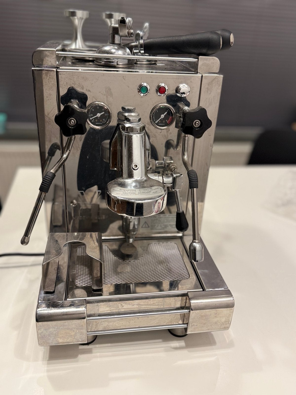 Professionele Espresso Machine - Accademia Valley, Stoompijpje, Gebruikt, Espresso apparaat, Gemalen koffie