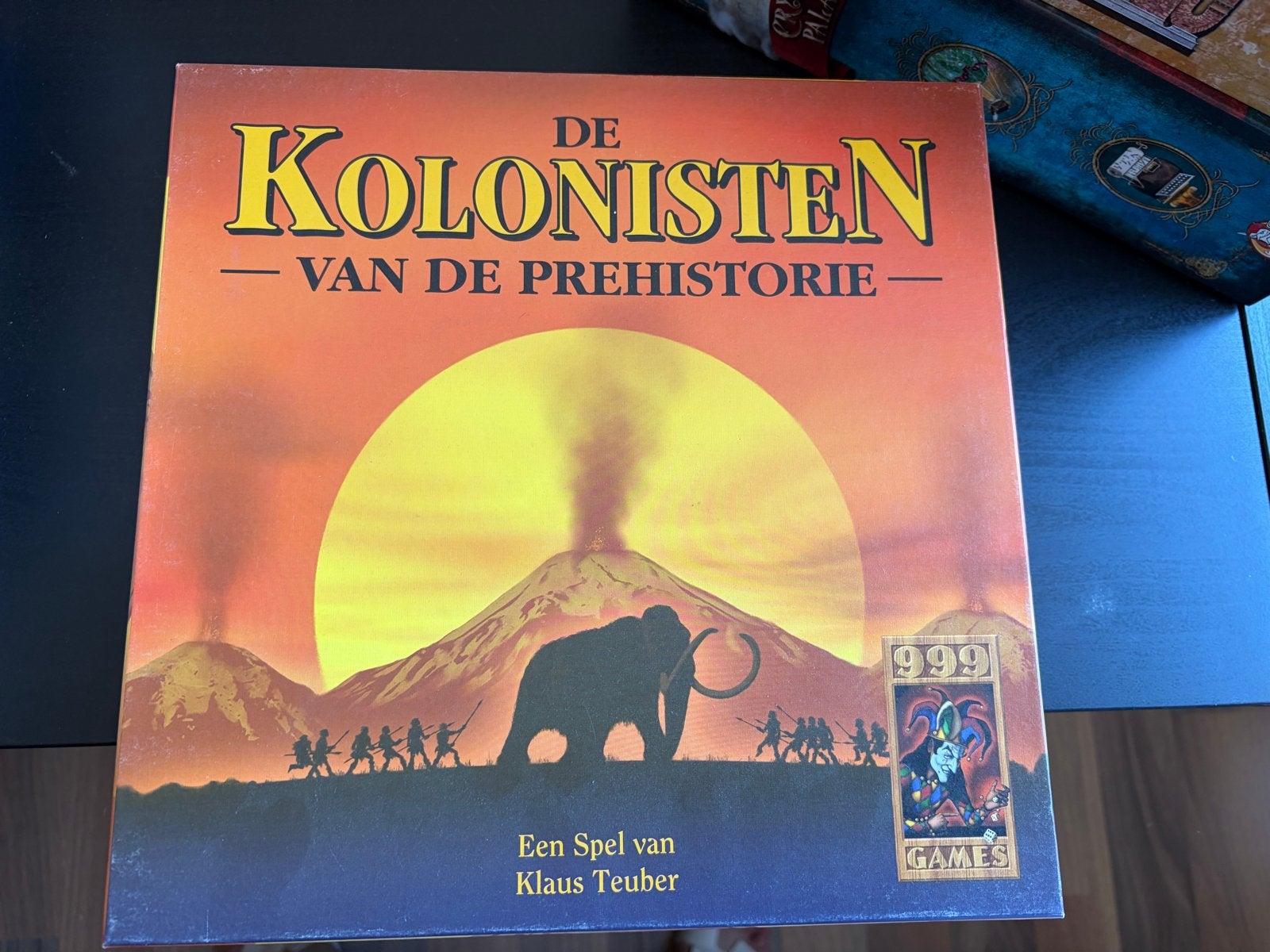 De Kolonisten van de Prehistorie - Bordspel, Hobby en Vrije tijd, Drie of vier spelers, Ophalen of Verzenden, Zo goed als nieuw