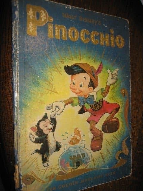 Pinocchio een gouden margriet boek 1e druk 1956, Ophalen of Verzenden, Gelezen