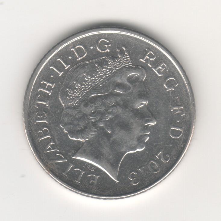 10 pence Verenigd Koninkrijk 2013 (M 274), Ophalen of Verzenden, Overige landen, Losse munt