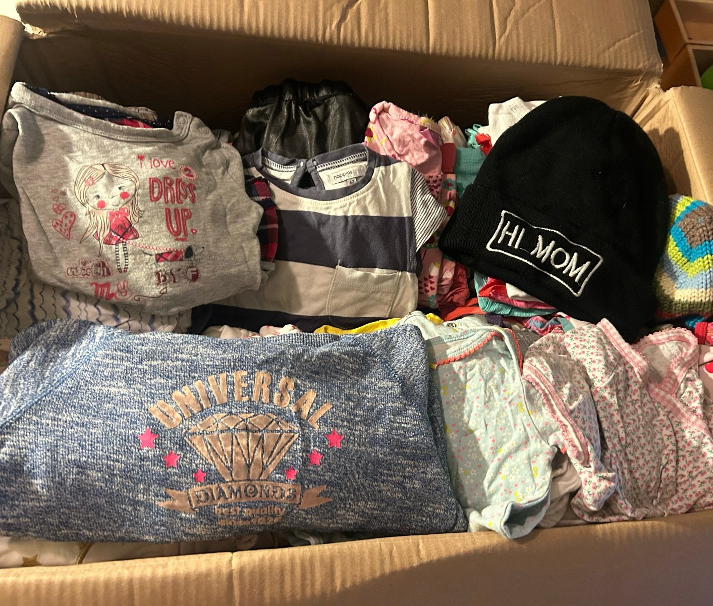 Doos meisjeskleding meer dan 100 items! Mt 86 tm 110, Ophalen, Gebruikt