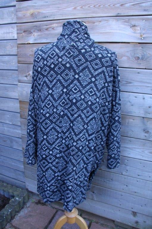 Vest zwart/ grijs Ulla popken mt 50/52 Vaste Prijs OPRUIMING, Verzenden, Zwart, Trui of Vest, Ulla Popken