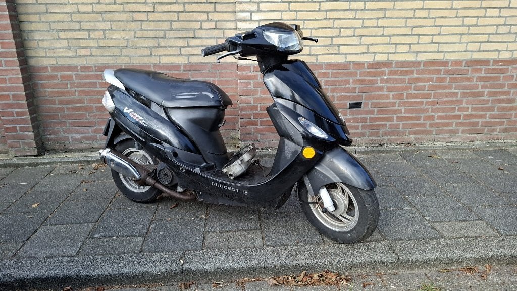 Peugeot Vclick loop of sloop, blauw kenteken, Gebruikt, Ophalen of Verzenden, Benzine, 50 cc