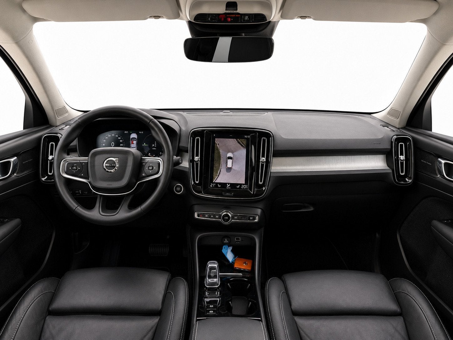 Volvo XC40 1.5 T4 Plug-in hybrid | Pano | Trekhaak | Leer |, Met garantie (alle), Blauw, Bedrijf, Hybride Elektrisch/Benzine