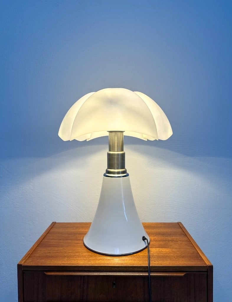 Gae Aulenti Pipistrello lamp groot Martinelli Luce jaren 70, Ophalen of Verzenden, Zo goed als nieuw, Metaal, Vintage