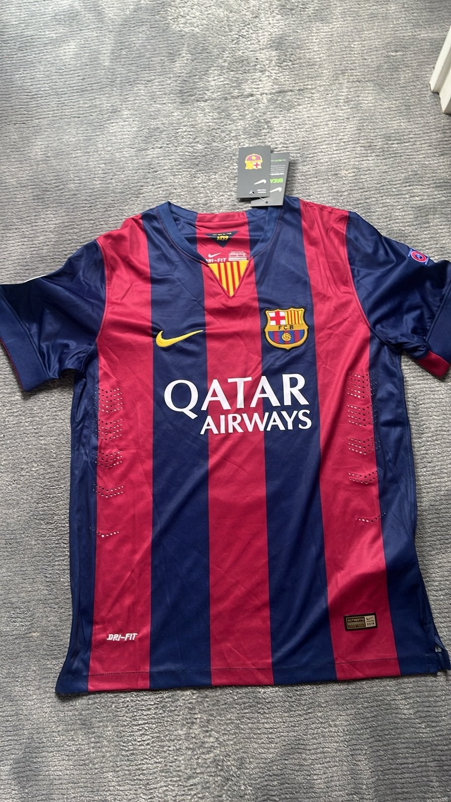 Barcelona shirt iniesta maat L, Maat L, Ophalen, Zo goed als nieuw, Shirt