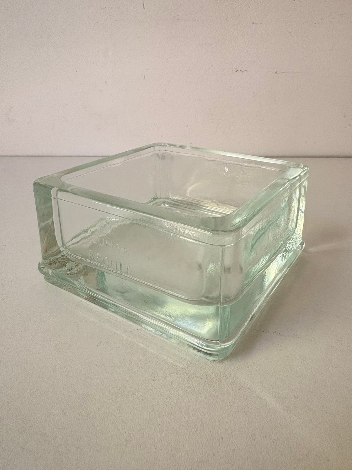 Vintage Lumax Recuit glazen vide-poche – Le Corbusier, Ophalen of Verzenden, Schaal, Glas