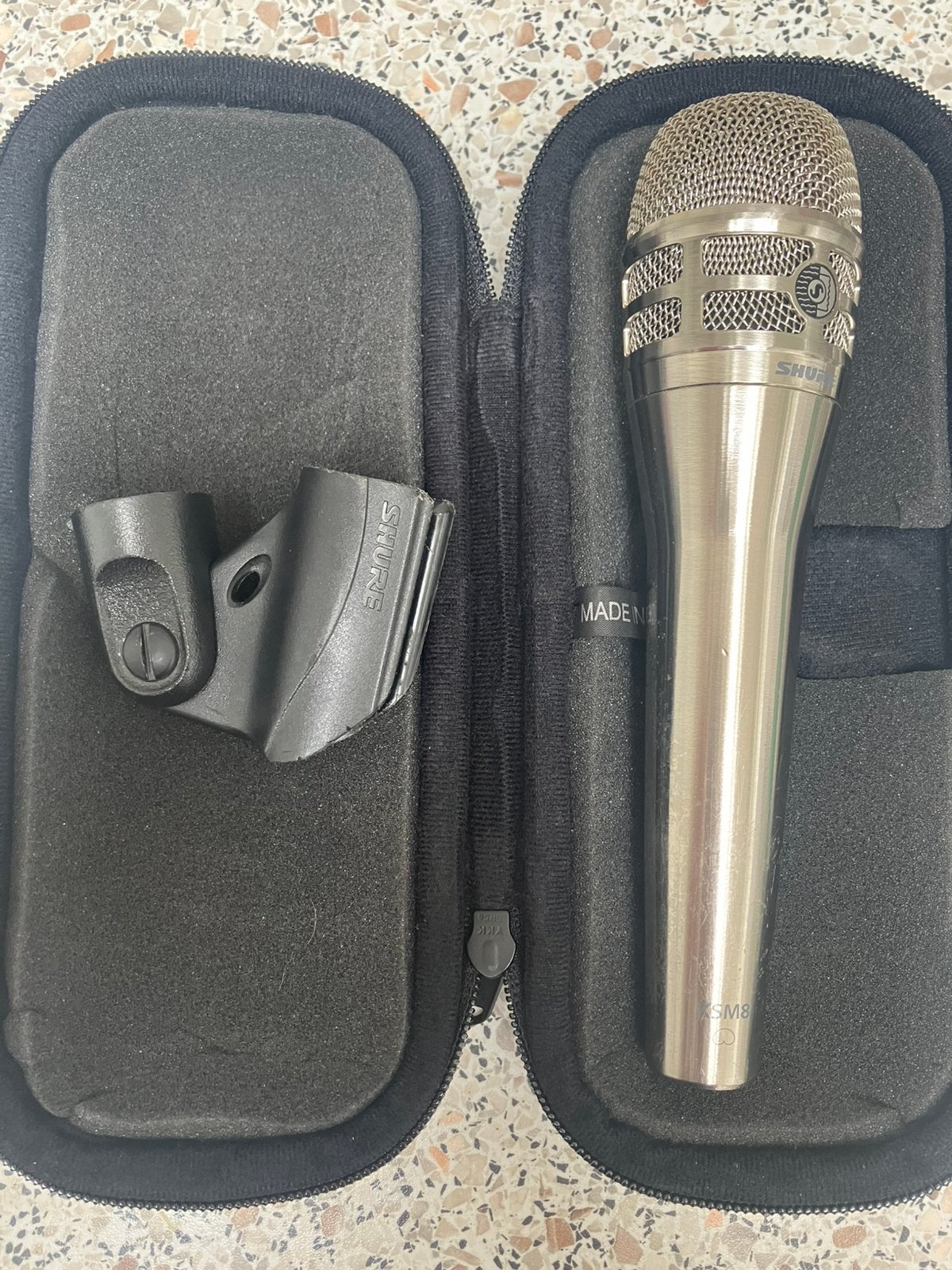 Shure ksm8, Ophalen of Verzenden, Zo goed als nieuw, Zangmicrofoon