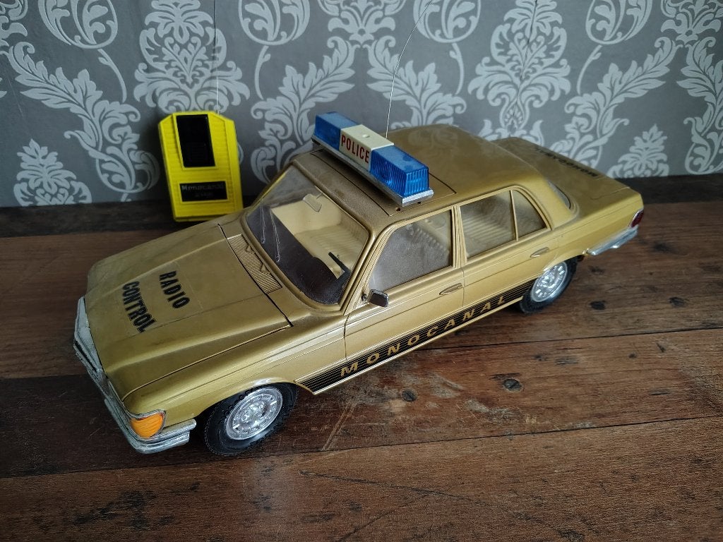 Mercedes-Benz 450 SEL /Police / Rico / Spain / Monocanel, Antiek en Kunst, Ophalen of Verzenden