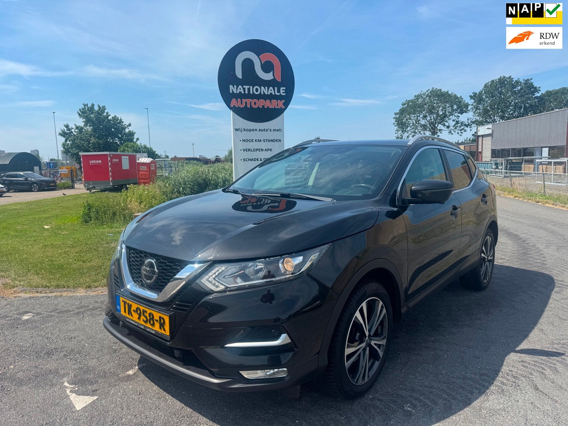 Nissan Qashqai 1.2 N-Connecta * 2018 * 160 DKM * AUTOMAAT* E, Gebruikt, 4 cilinders, 116 pk, Zwart