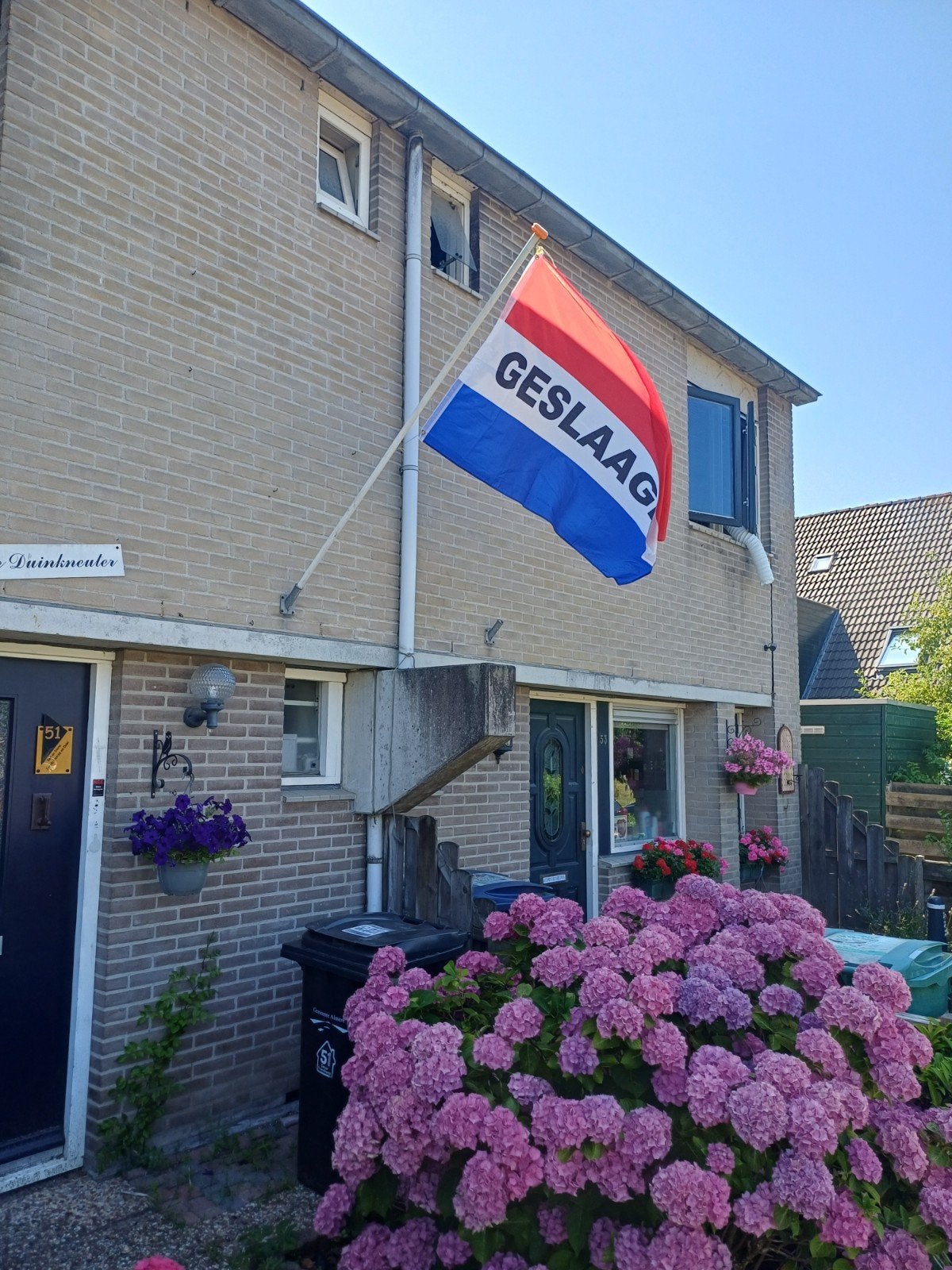 Geslaagd vlag, Diversen, Ophalen, Zo goed als nieuw