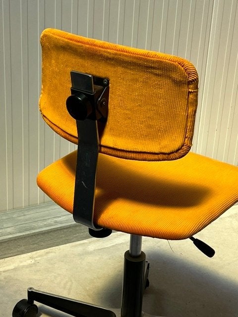 Gispen burostoel vintage design bureaustoel retro geel, Huis en Inrichting, Bureaustoelen, Ophalen, Gebruikt, ., Geel