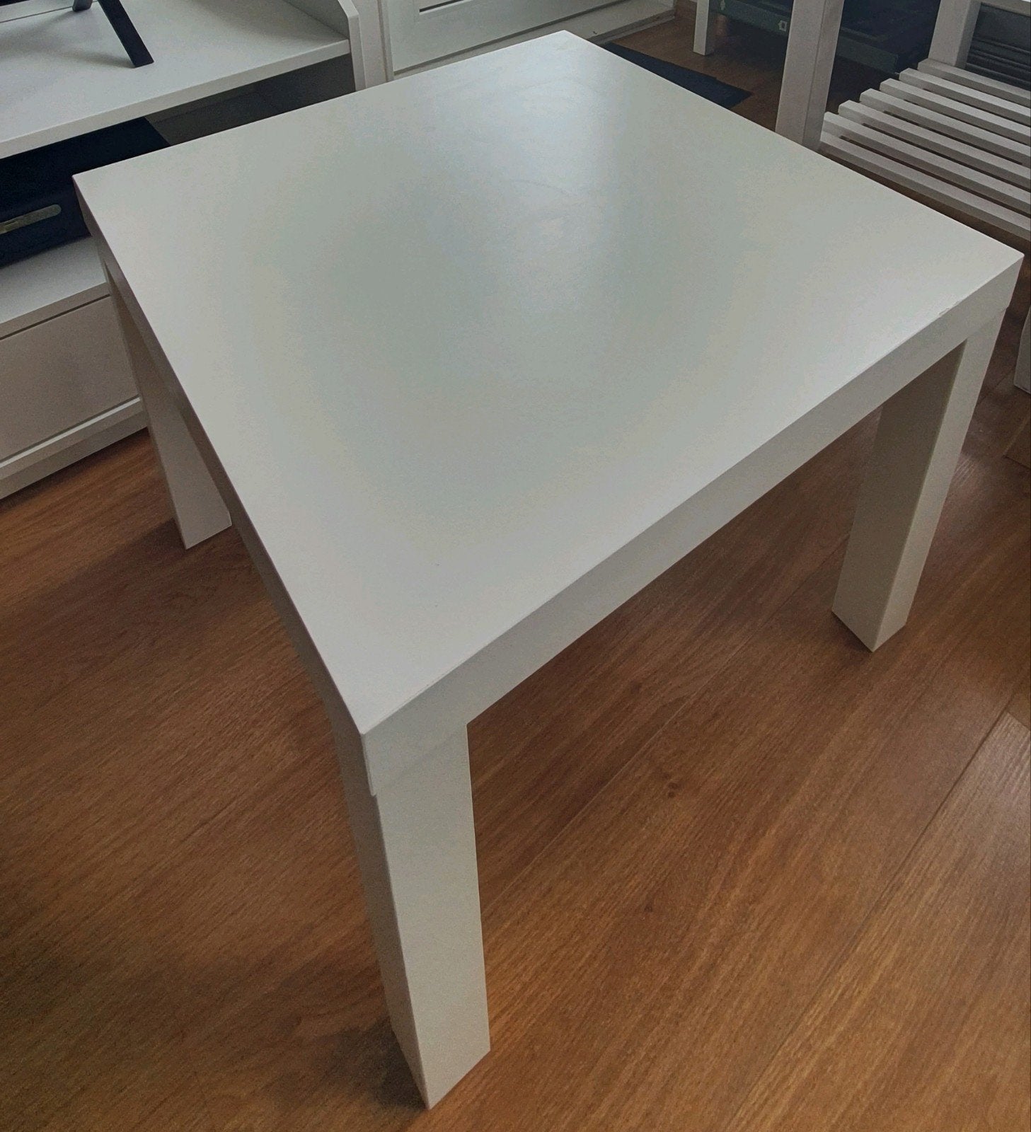 Bijzettafel - Ikea Lack wit, Huis en Inrichting, Complete inboedels, Ophalen