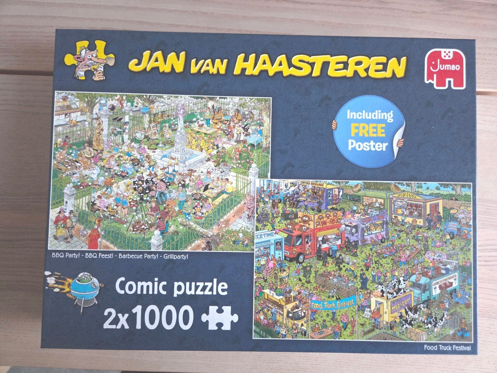 Jan van Haasteren puzzel 2 x 1000 stukjes, Ophalen of Verzenden, 500 t/m 1500 stukjes, Nieuw, Legpuzzel
