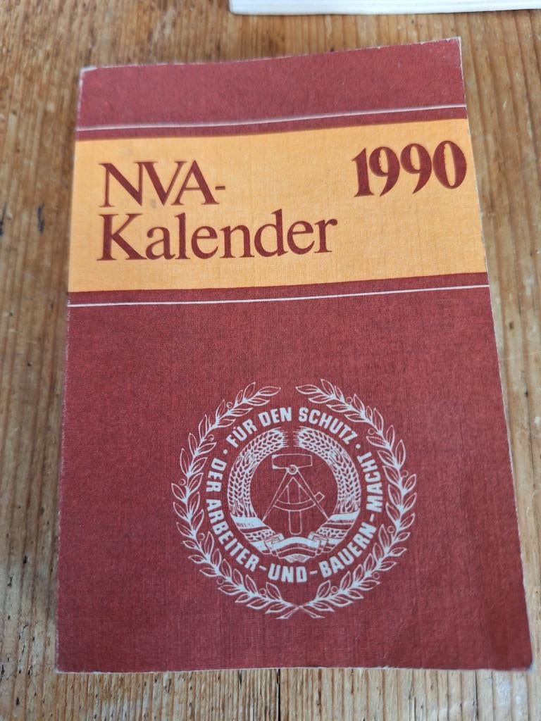 DDR de laatste NVA zakagenda uit 1990, Ophalen of Verzenden, Landmacht, Duitsland