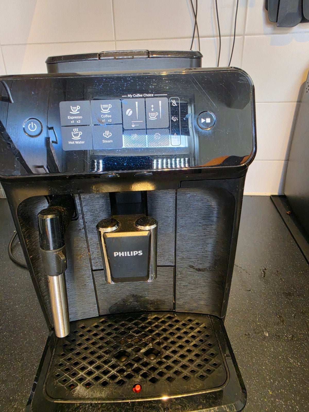 Philips espresso bonenmachine met klein defect, Witgoed en Apparatuur, Koffiezetapparaten, Ophalen of Verzenden, Gebruikt, Koffiemachine