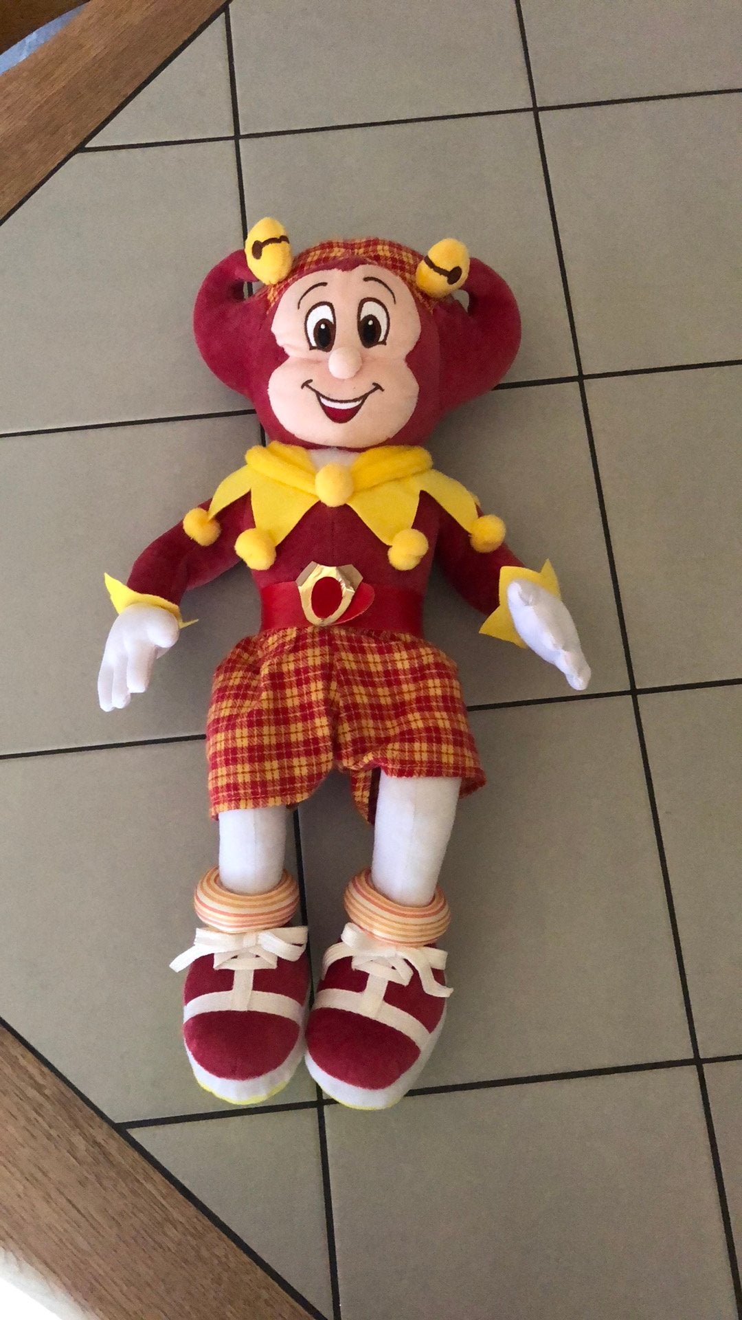 Efteling knuffel pardoes in golfoutfit, Ophalen of Verzenden, Zo goed als nieuw, Overige typen