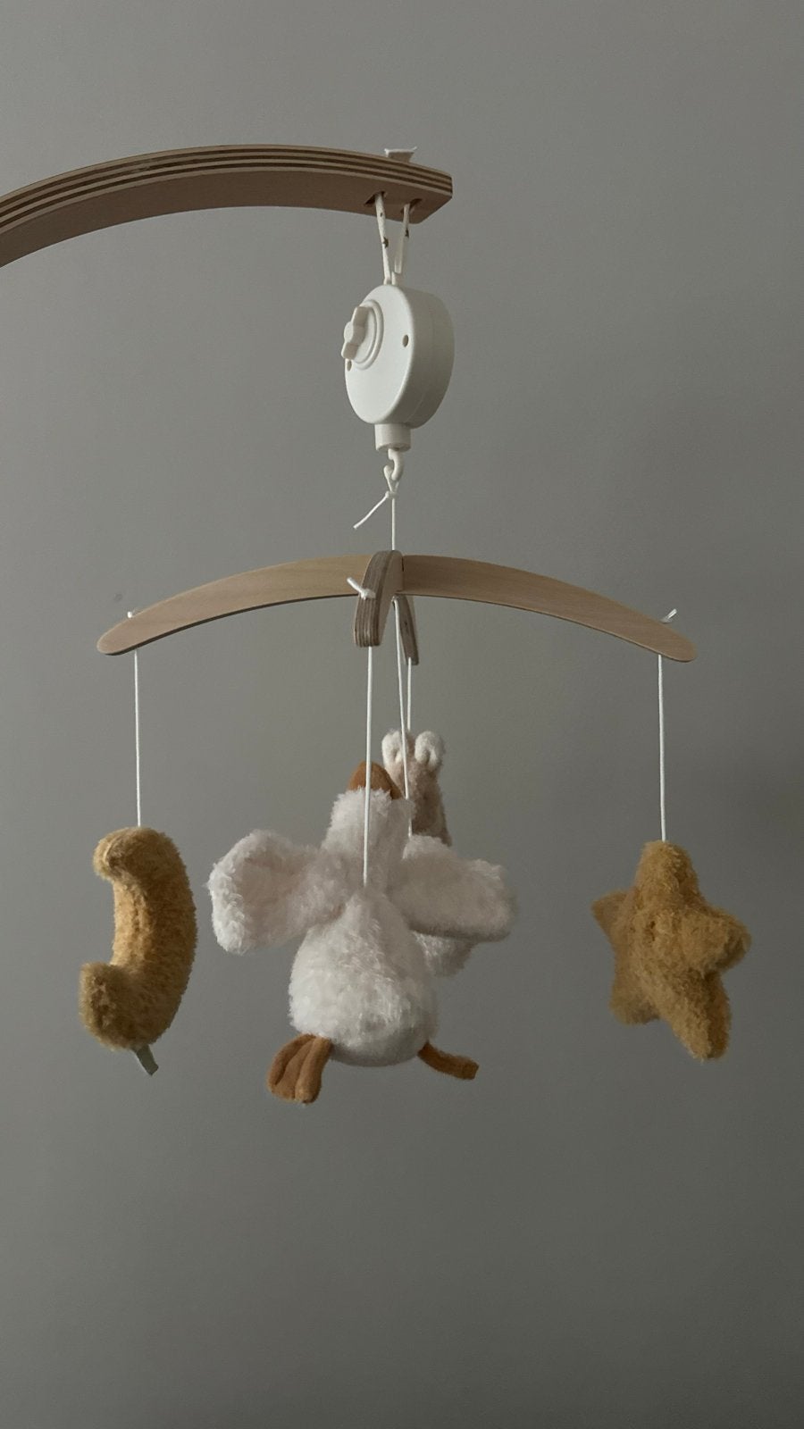 Little Dutch Muziekmobiel Newborn Naturals + Slaapknuffel, Ophalen, Zo goed als nieuw, Mobiel, Met geluid
