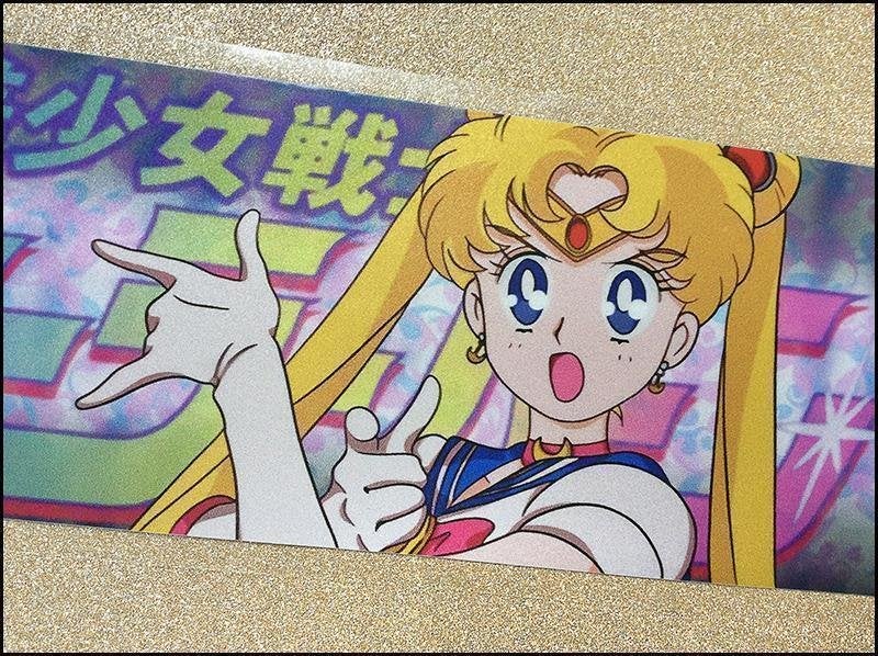 XL SAILOR MOON Vaporwave Futurefunk Vinyl STICKER, Verzamelen, Stickers, Verzenden, Nieuw, Bedrijf of Vereniging