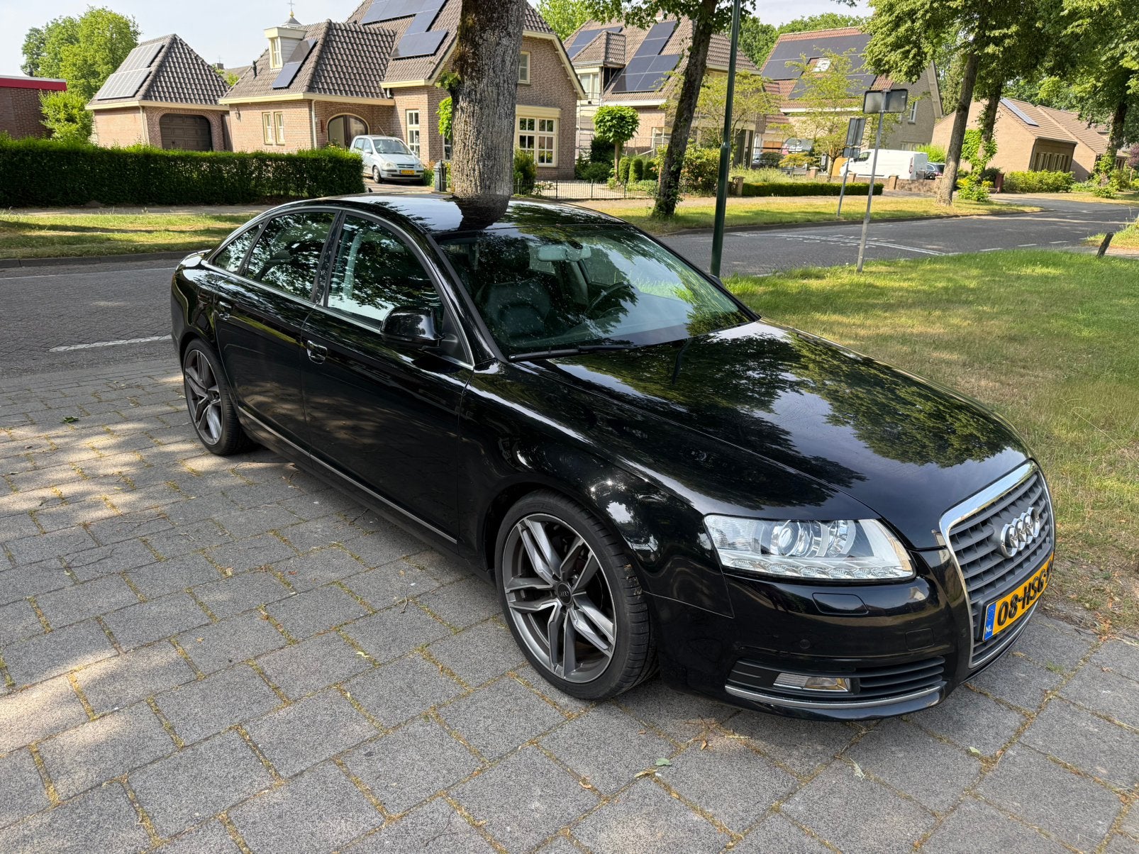 Audi A6 2.8 FSI 140KW Multitronic 2009 Zwart, Auto's, Audi, Particulier, A6, Benzine, B, Sedan, Automaat, Origineel Nederlands