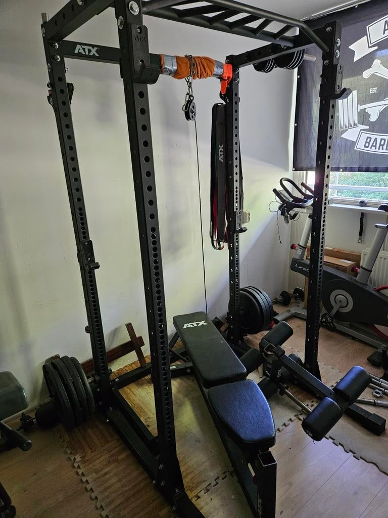 Home gym van het merk atx, Sport en Fitness, Fitnessmaterialen, Ophalen, Gebruikt, Benen, Halterstangen