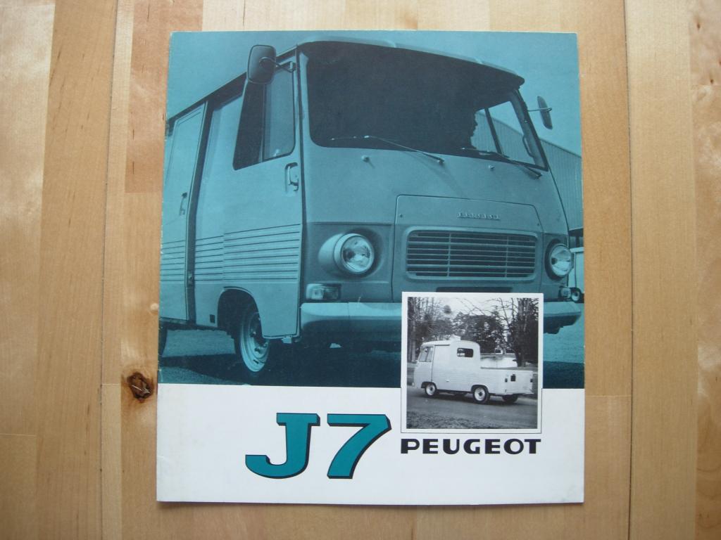 Peugeot J7 Bestelwagen Brochure 1974, Ophalen of Verzenden, Zo goed als nieuw, Peugeot, Peugeot