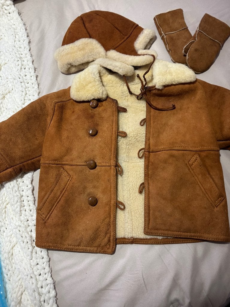Originele Lamycoat met muts en wanten, Ophalen of Verzenden, Gebruikt