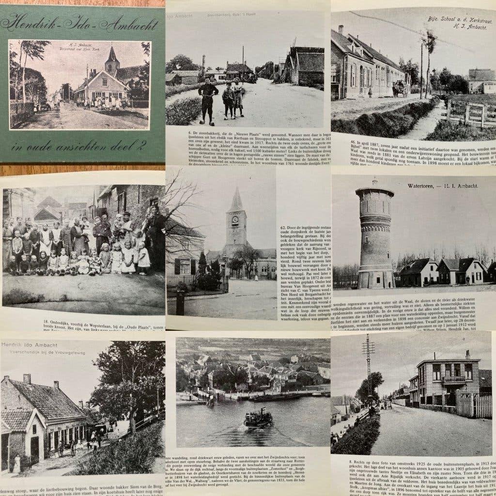 HIA Hendrik-Ido-Ambacht oude dorpsgeschiedenis 1880 1930, Ophalen of Verzenden, 19e eeuw, Gelezen