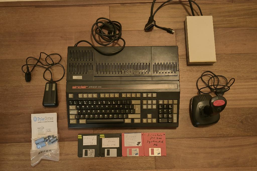 Zeldzame Sinclair PC200 vintage computer, recapped, Ophalen, Sinclair