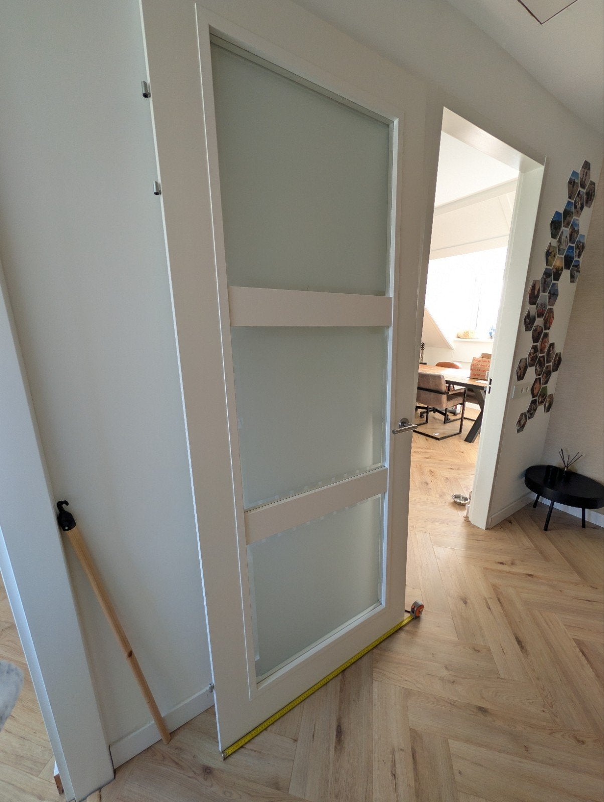 Svedex opdekdeur RAL 9010 linksdraaiend 2315x930mm, Ophalen, Gebruikt, 80 tot 100 cm, 215 cm of meer