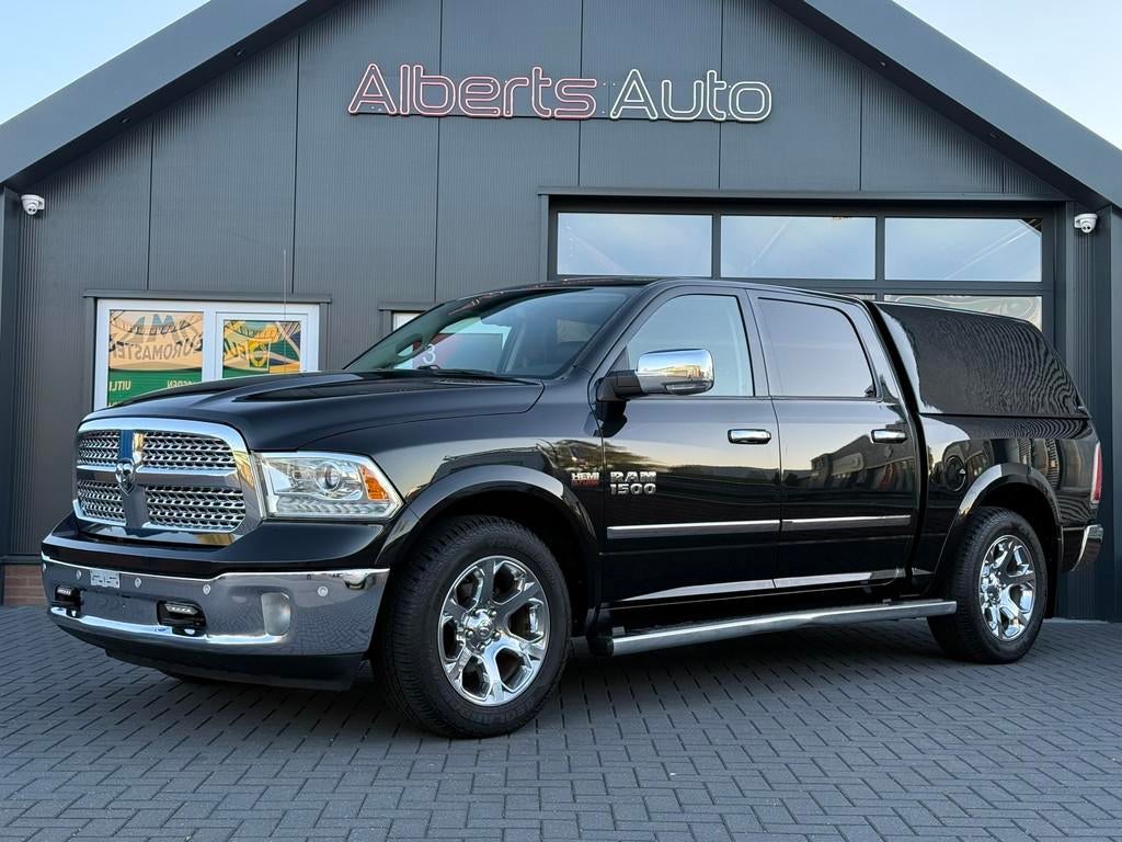 Dodge Ram 1500 5.7 V8 4x4 Crew Cab 5'7 Laramie | LPG | 2017, Auto's, Automaat, Gebruikt, 5654 cc, Zwart