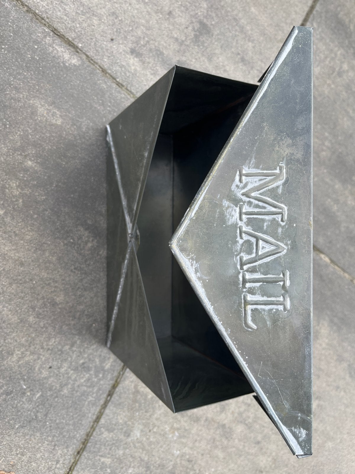 Metalen brievenbus 'MAIL' - Braxton Home Collection, Ophalen of Verzenden, Gebruikt, IJzer, Wandbrievenbus