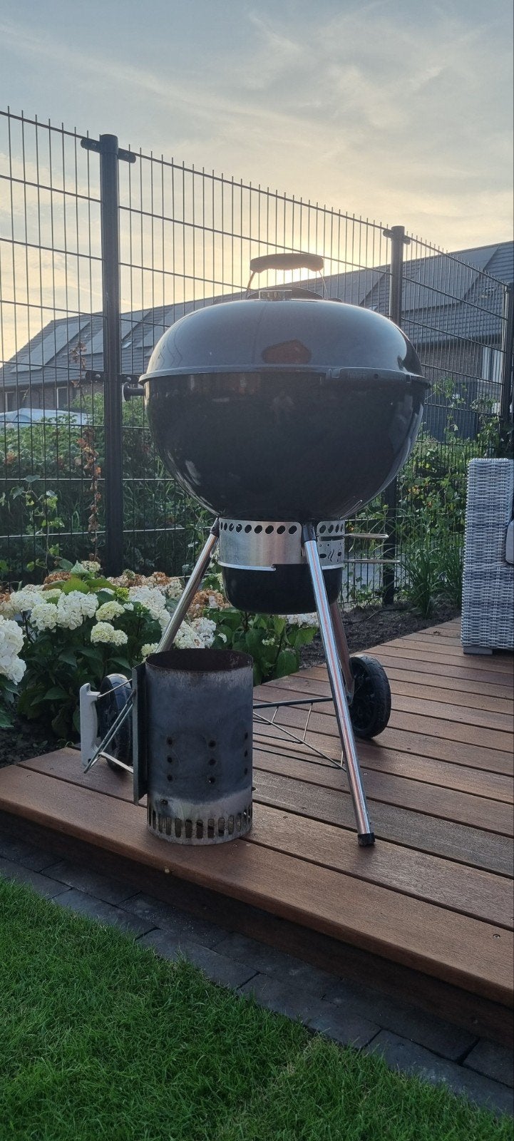 Weber Master-Touch GBS 57 cm E-5750 Houtskoolbarbecue, Ophalen, Zo goed als nieuw, Weber barbecue