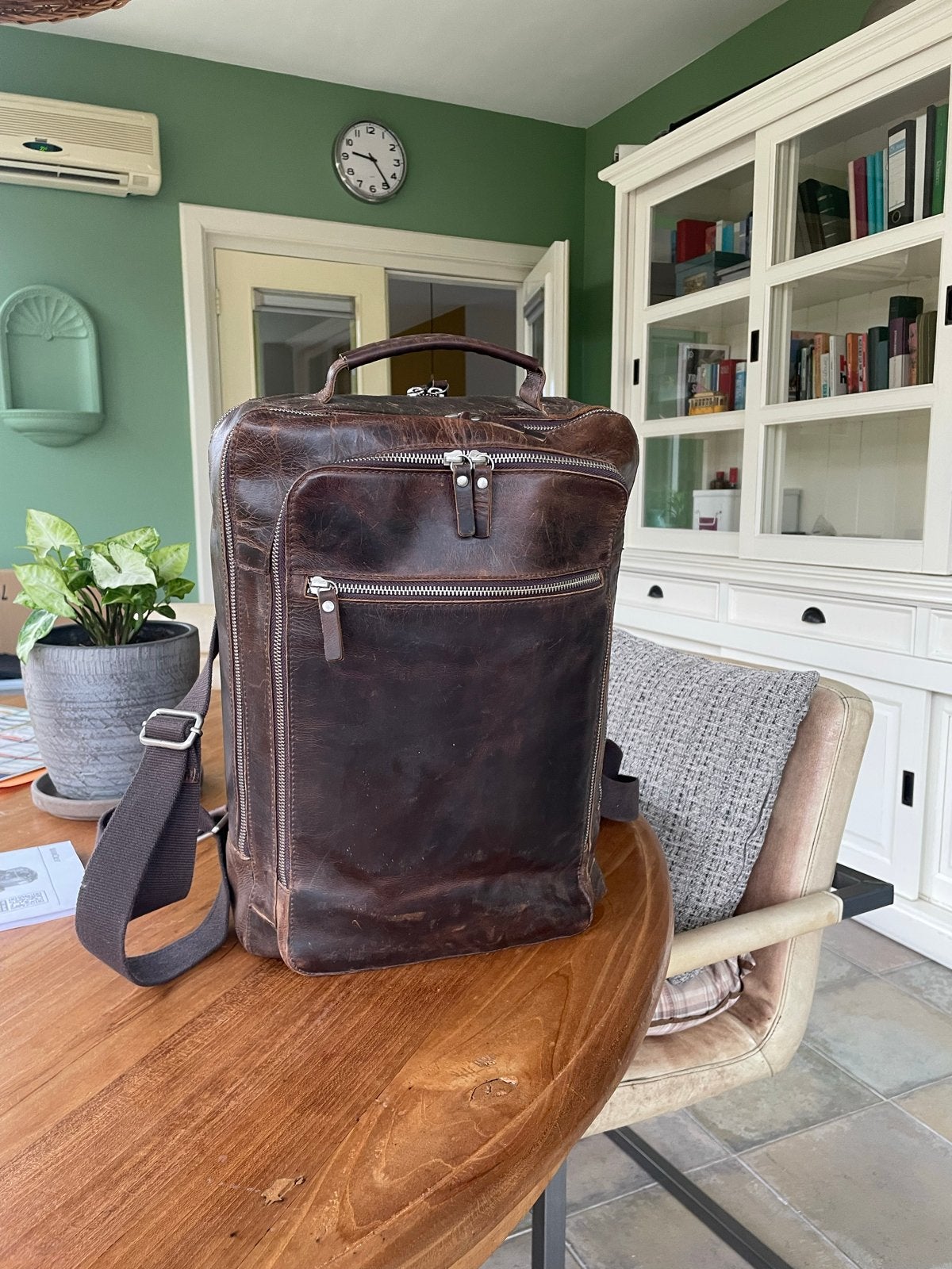 Leonhard Heyden Salisbury Laptoptas / Rugzak - Zo goed als n, Ophalen, 15 inch, Zo goed als nieuw, Overige merken