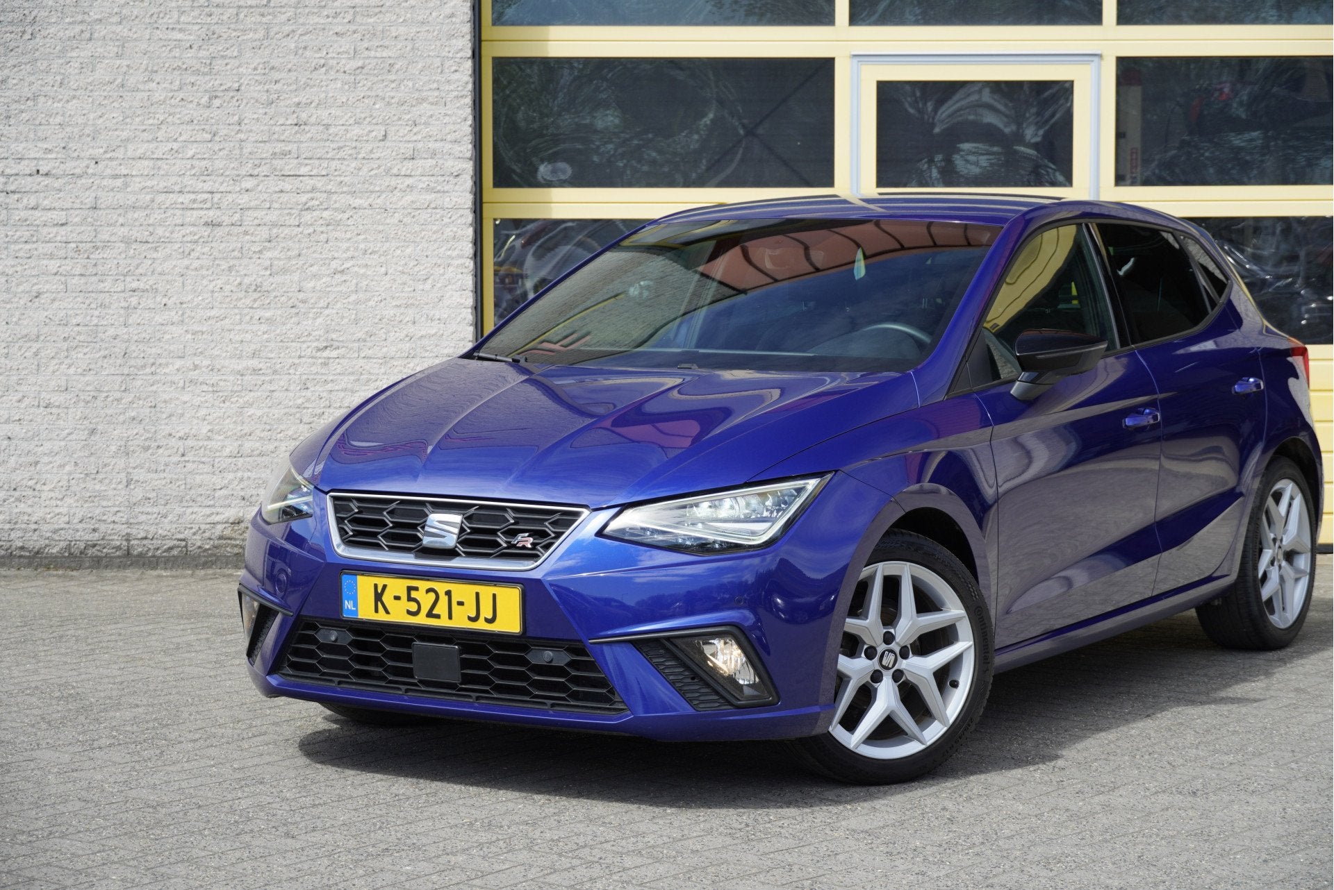 SEAT Ibiza 1.0 TSI 5drs FR Business Intense Plus BJ2020 Lmv, Dealer onderhouden, Blauw, Ibiza, Origineel Nederlands