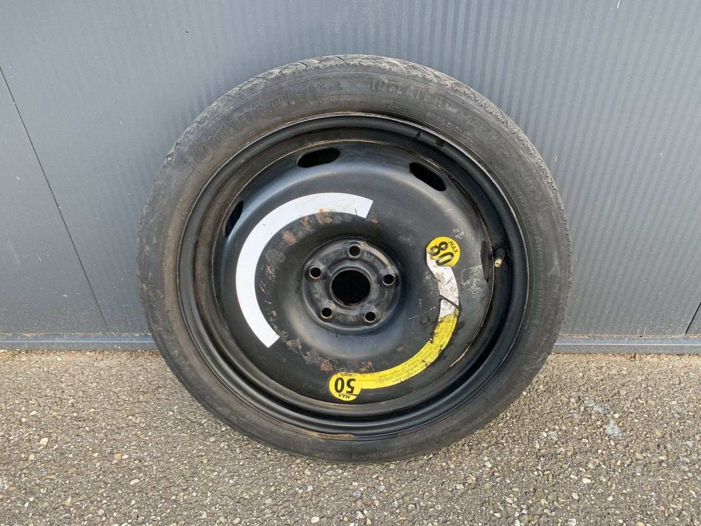 thuiskomer 18 inch 5 x 112 reservewiel volkswagen audi seat, Auto-onderdelen, Gebruikt, -, -, Banden en Velgen